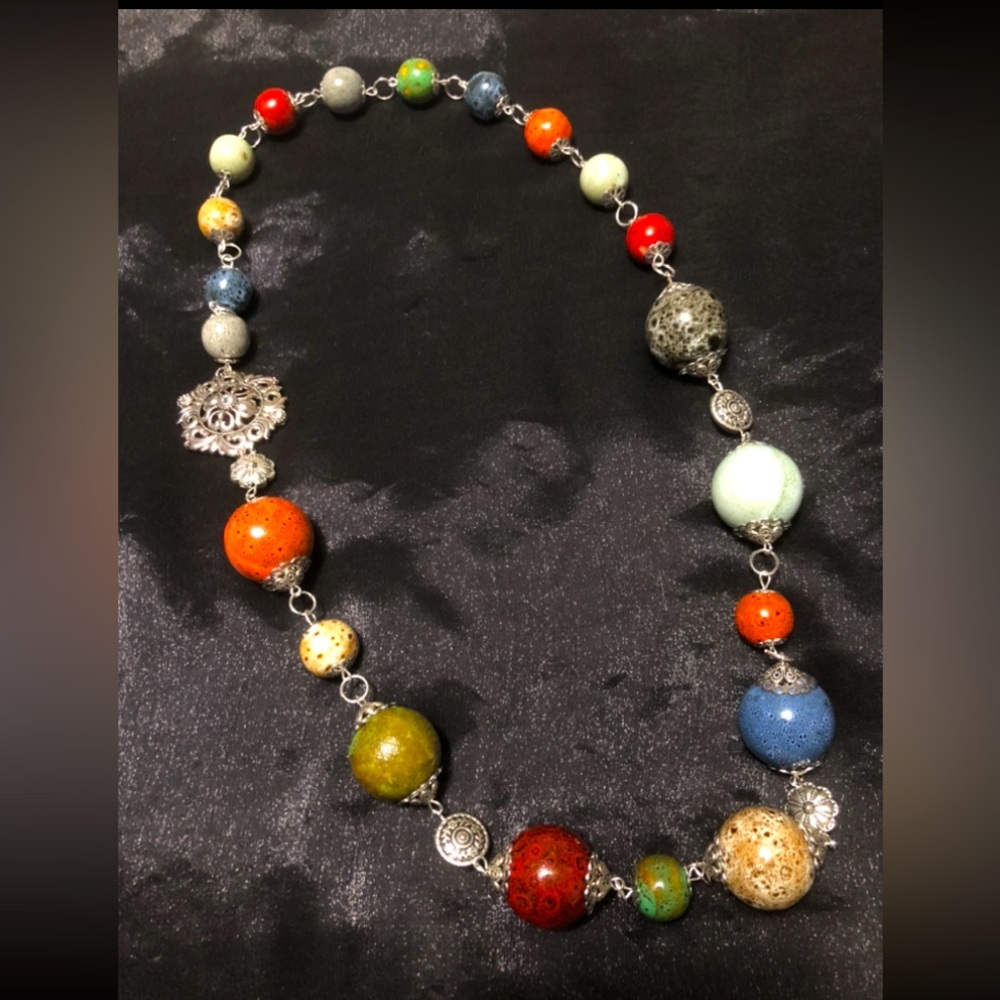 Multicoloured Ball Necklace